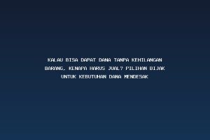 Kalau Bisa Dapat Dana Tanpa Kehilangan Barang, Kenapa Harus Jual? Pilihan Bijak untuk Kebutuhan Dana Mendesak